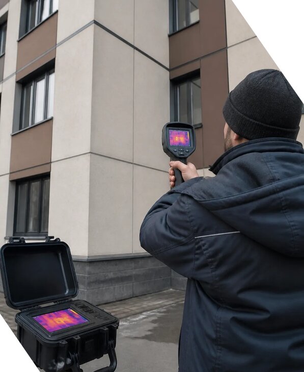 Тепловизионное обследование зданий и сооружений в Дагестанских Огнях